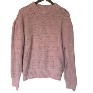 KORI Mock-neck Oversized Dusty Pink  Sweater